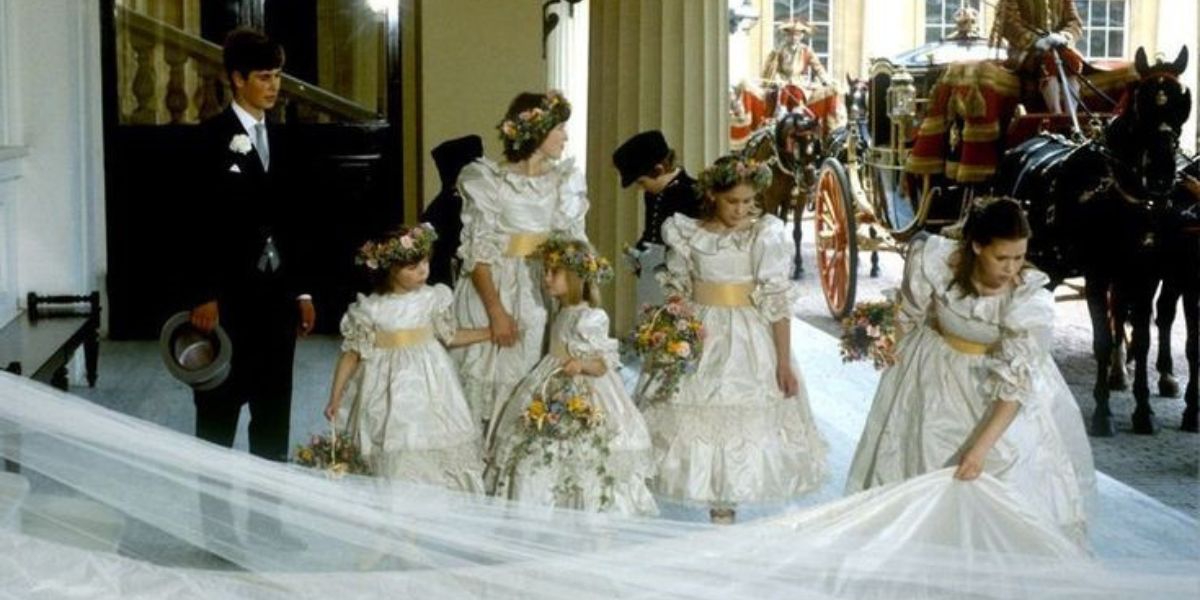 The Bridesmaids Assist the Bride