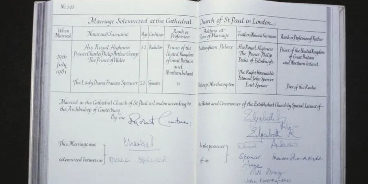 The Marriage Certificate!