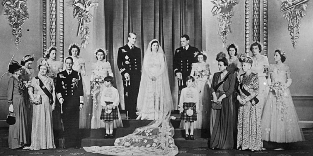 Who were Queen Elizabeth's bridesmaids?