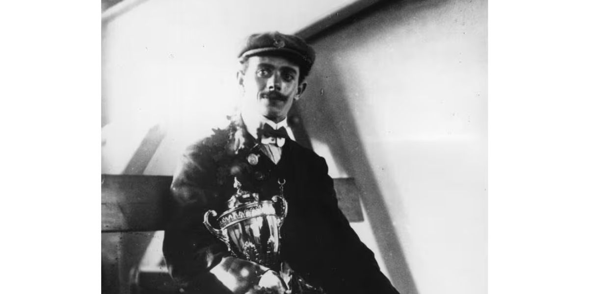 Dorando Pietri was Presented with a Special Gold Cup