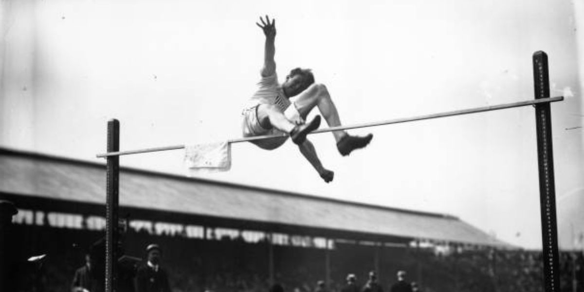 Harry Potter's Mid Jump during the High Jump Event