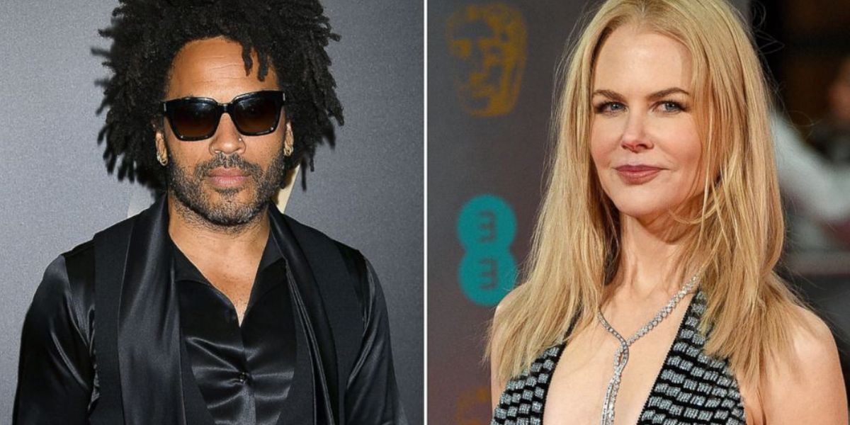 Lenny Kravitz and Nicole Kidman