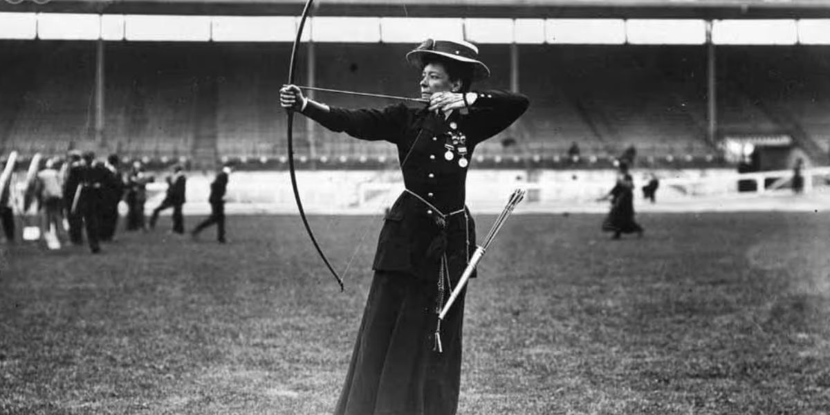 Mrs A Hill-Lowe Won a Bronze Medal in Archery