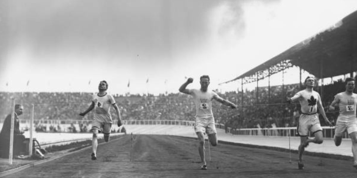 Robert Kerr on the Racing Field of the 1908 London Olympics