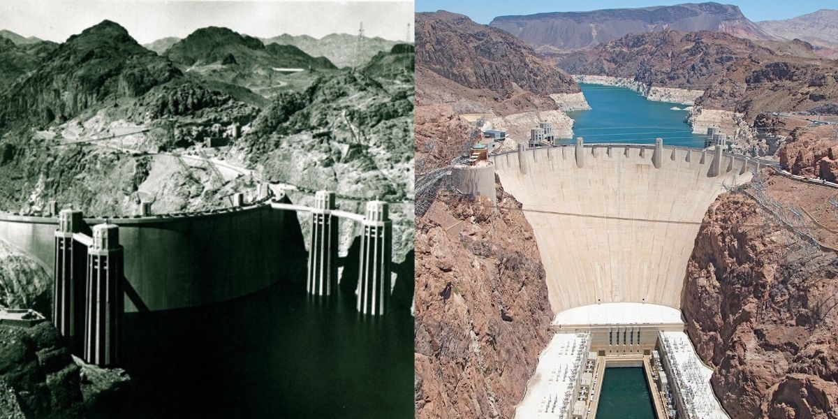 The Hoover Dam - Nevada/Arizona border