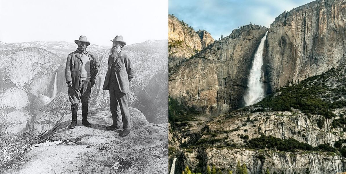 Yosemite National Park then and now