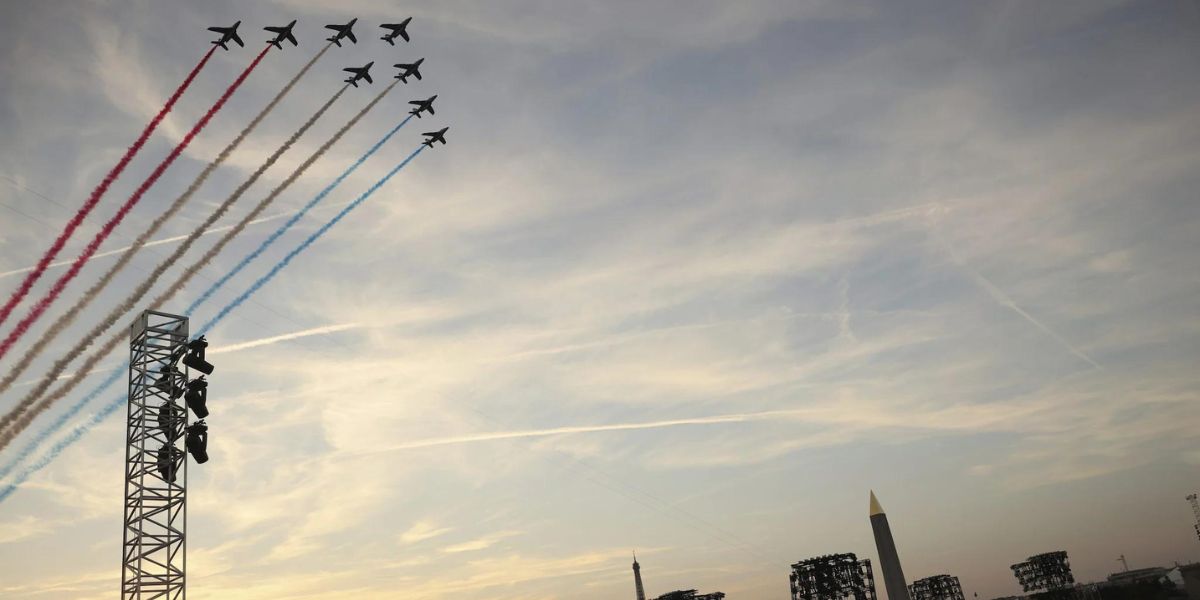 Alpha Jets From The Patrouille De France