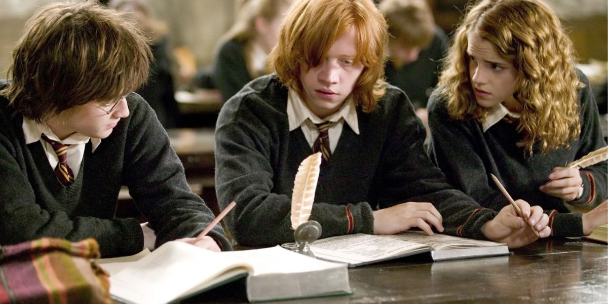 Daniel, Emma, And Rupert Did Their Real School Homework