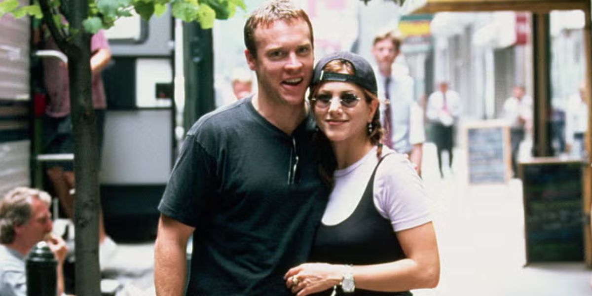 Pictured Between The Scenes Of Picture Perfect In 1996