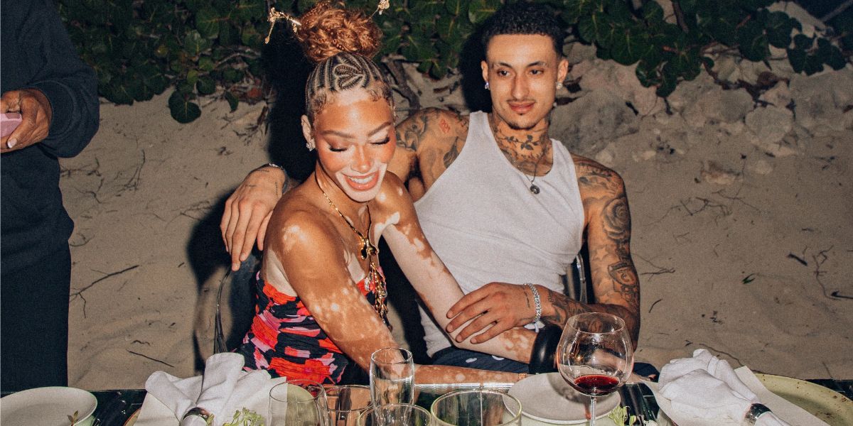 Winnie Harlow and Kyle Kuzma