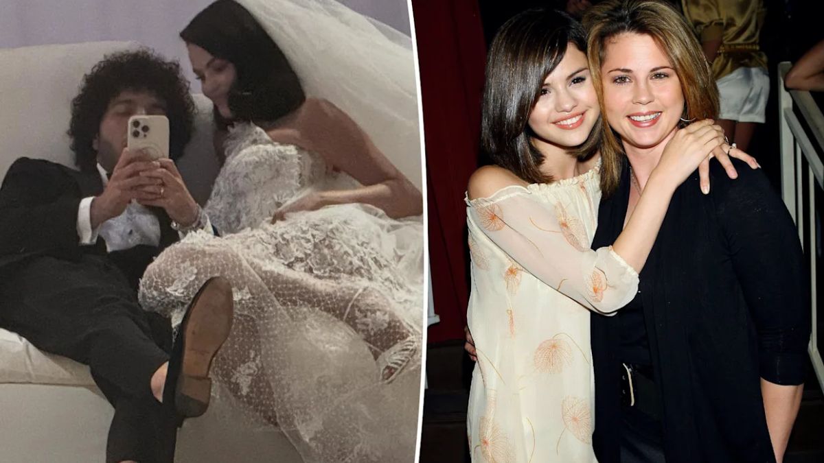Mandy revealed that Selena's grandfather, David Michael Cornett walked her down the aisle