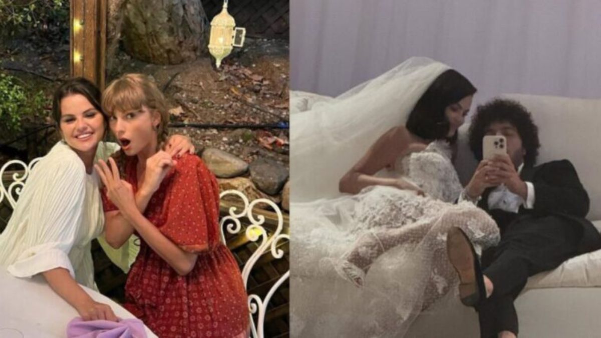 Taylor Swift gave a speech at Selena Gomez's wedding